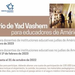 imagen de la noticia SEMINARIOS DOCENTES EN YAD VASHEM 2022